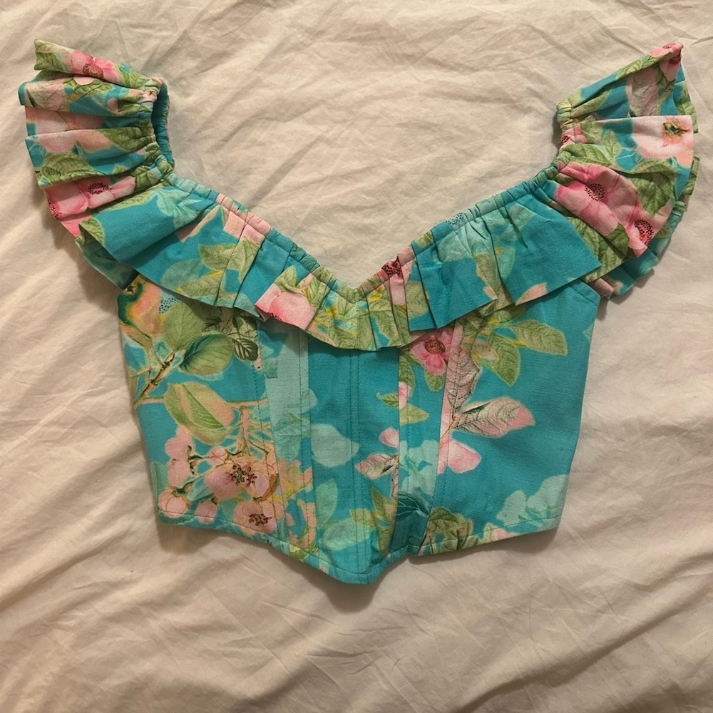 NWT - HEMANT & NANDITA Tropical Corset - Picture 4 of 7